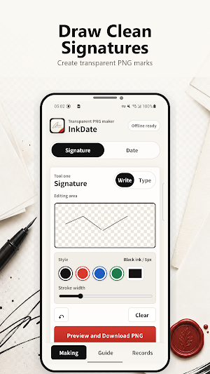 InkDate Screenshot 0
