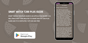 Smart Watch T200 plus Guide Screenshot 1