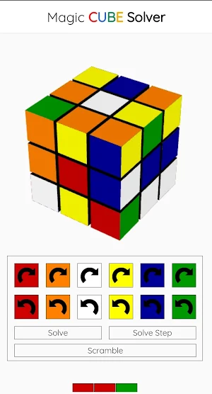 Magic Rubik's 3D Cube Solver Screenshot 2