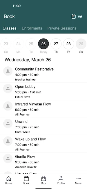 Ritual Yoga Weymouth Screenshot 1