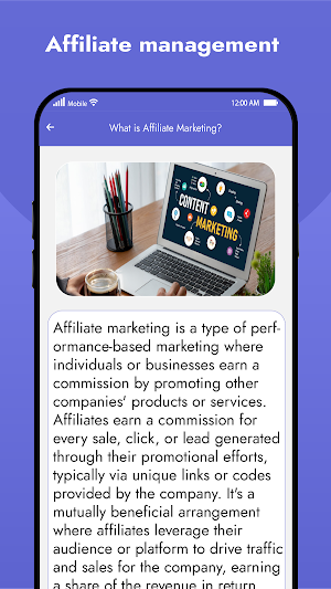 Affiliate marketing beginners Screenshot 2