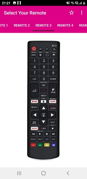 Webos TV Remote Screenshot 1