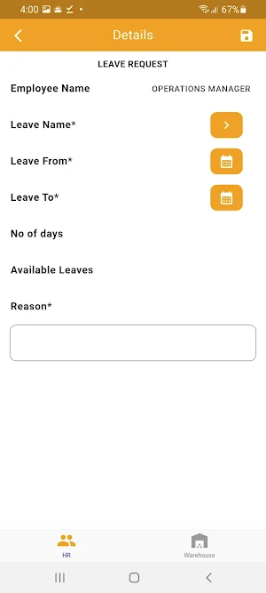 FalconLogistics Screenshot 1