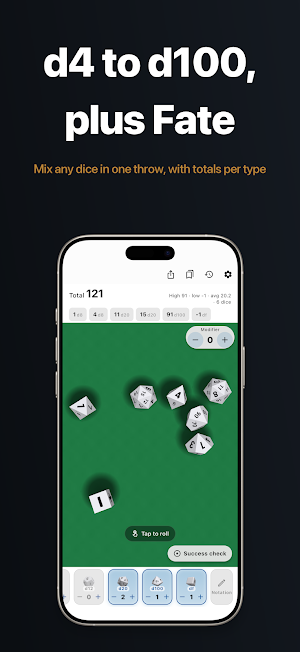 Dice Rune – 3D RPG Dice Roller Screenshot 2