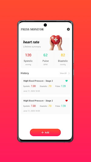 Press Monitor: Easy Recorder Screenshot 1