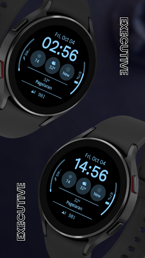 EXD099: Digital Watch Face Screenshot 0