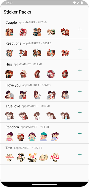 Love Couple Stickers WASticker Screenshot 0