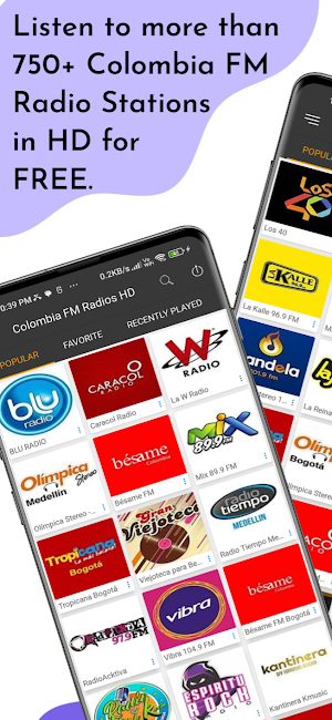 Colombia FM Radios HD Screenshot 0