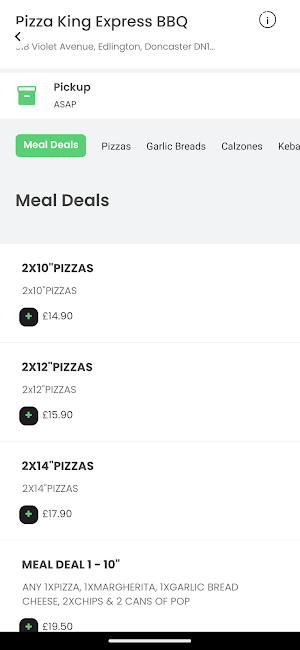Pizza King Express BBQ Screenshot 1