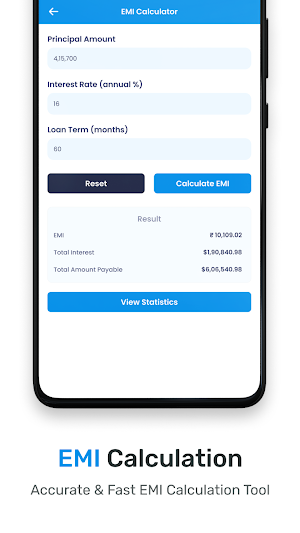 Loan EMI Calculator Screenshot 1
