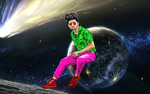Space photo edit galaxy frames Screenshot 1