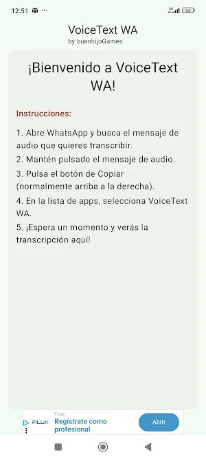 Voz a Texto Screenshot 2