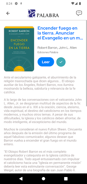 Ediciones Palabra Ebooks Screenshot 2