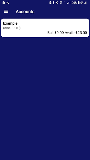 Valley One Community FCU Mobile Banking Screenshot 1