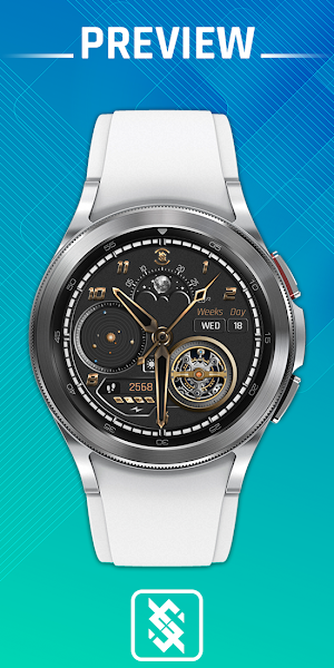 BFF12-Black Analog Galaxy Gear Screenshot 0