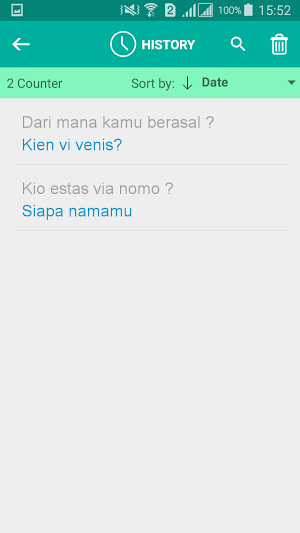 Esperanto Indonesian Translator Screenshot 3
