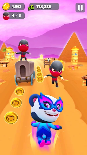 Panda Hero Run Game Screenshot 1