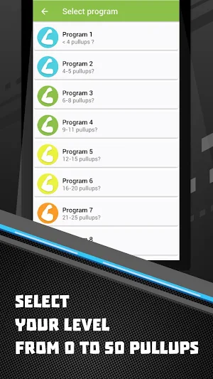 50 Pullups workout Be Stronger Screenshot 1