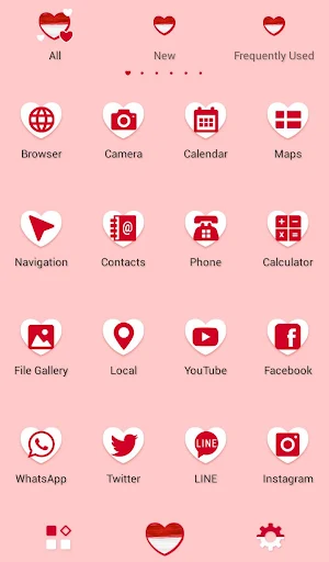 Beautiful Wallpaper Indonesia Flag Heart Theme Screenshot 2