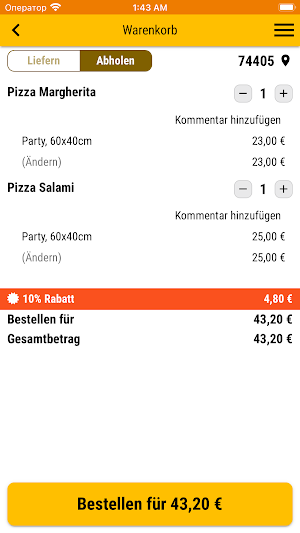 Pizza David Screenshot 1