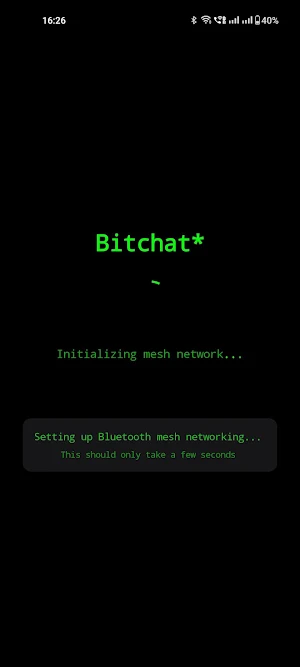 Bitchat - BLE Mesh Chat Screenshot 1
