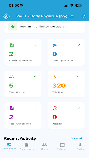 PACT APP Screenshot 0
