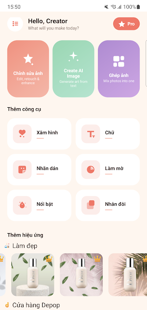Pixel Editor: AI Photo Maker Screenshot 0