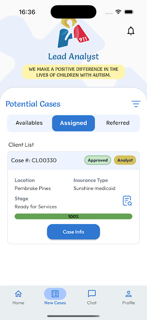 Autism 911 Lead Analyst Screenshot 3