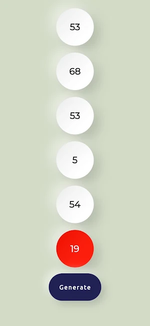 Powerball generator Screenshot 1