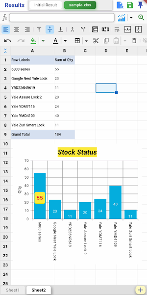 Hybrid Excel Screenshot 1