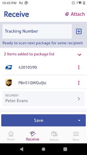 PitneyTrack Screenshot 2