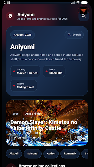 aniyomi - Discover Animes Screenshot 1