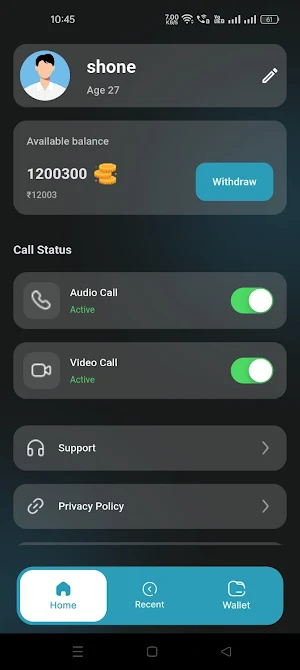 Support App Screenshot 1