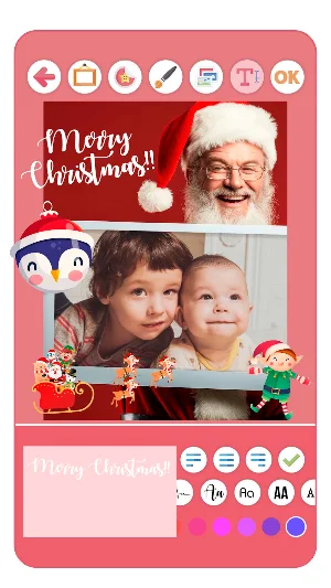 Santa me – christmas frames Screenshot 0