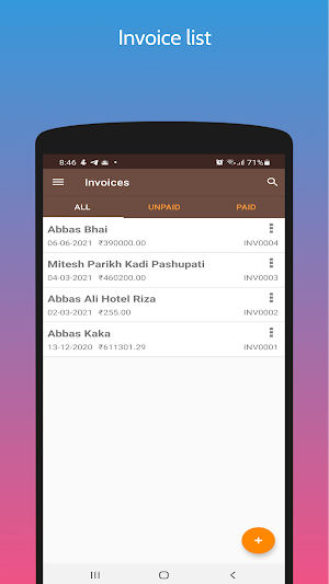 SaralInvoice Screenshot 3