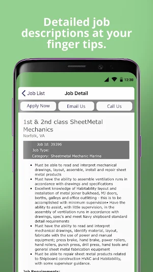 VanderJobs Screenshot 2