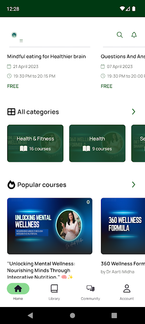 Integrative Wellness Club Screenshot 0