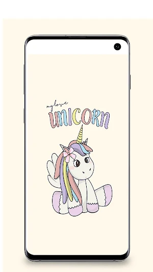 unicorn wallpaper Screenshot 0