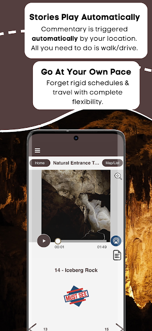 Carlsbad Caverns Audio Guide Screenshot 2