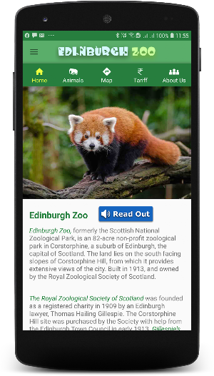 Edinburgh Zoo Guide (Unofficial) Screenshot 1