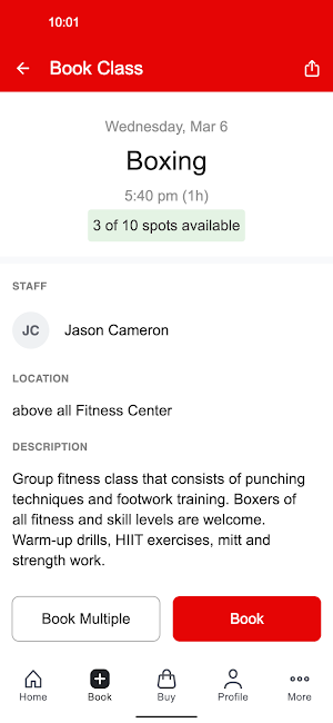 above all fitness center Screenshot 2