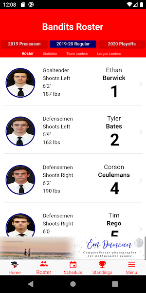 Brooks Bandits Official App Screenshot 2
