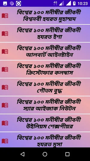 শত মনীষীর জীবনী Screenshot 1