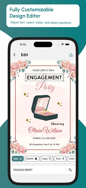 Invitation Maker: Card Design Screenshot 1