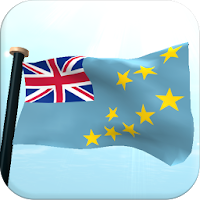 Tuvalu Flag 3D Free Wallpaper