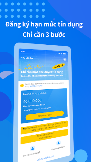 Vay Lặp Lại-Cho vay tín dụng Screenshot 0