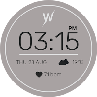 Whitespace Mono Watch Face