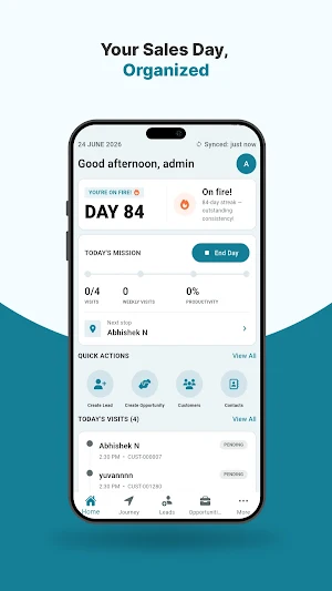 iSteer SalesIQ Screenshot 0