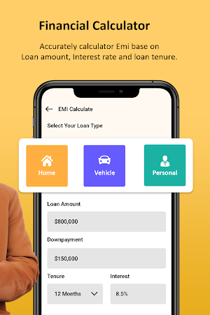 EMI SIP Tax PPF - Calculators Screenshot 1