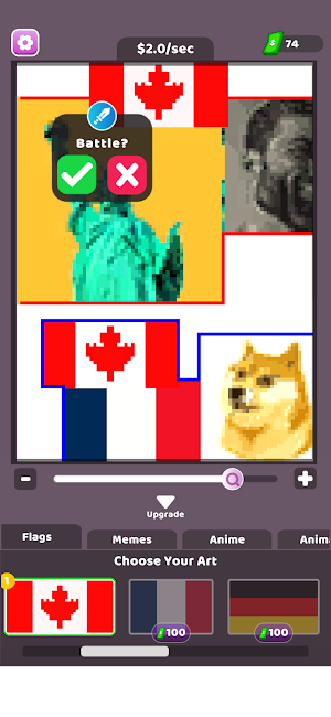 Place Conquer - Pixel Game Screenshot 0